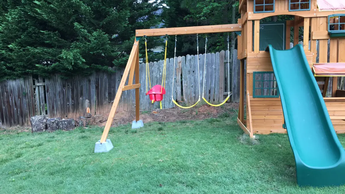 How to Stain a Playset Yard Kidz